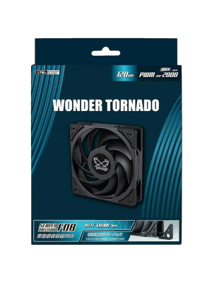 ����� ��� ������� Scythe Wonder Tornado 120 (120x120x26mm, 4-pin PWM, 60.29CFM, 26.88dBA, 2000RPM, Black)