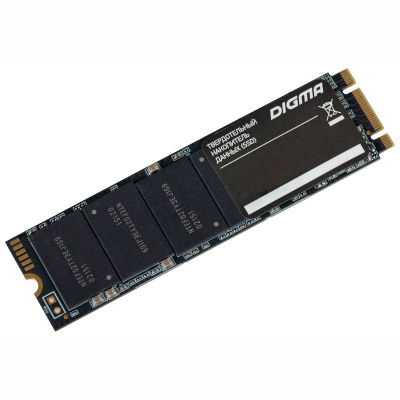  SSD 256Gb Digma - Run S9, for Desktop, M.2 2280, SATA III (6Gb/s), speed write-450MB/s read-510MB/s, TLC, Silicon Motion SM2259XT, DGSR1256GS93T