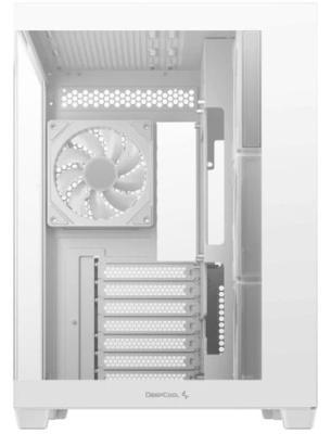 ������ Deepcool CG530U 4F WH, TG (aquarium), 4x120mm ARGB Fan, mini-ITX, mATX, ATX, �����