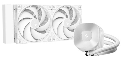 ������� �������� ���������� Deepcool LE240 V2 Pure Soc-AM5/AM4/1200/1700/1851 ����� 4-pin 28.2-31.6dB Al 220W 1266gr Ret (R-LE240PURE-WHLNMD-G-1)