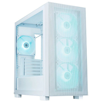 ������ XASTRA  A510M 4ARGB-UC White mATX/Mesh/ Screwless full-size TG /4x 120mm FC120 ARGB PWM fans/ Type-C / A510M-4FC12A-UC-WH