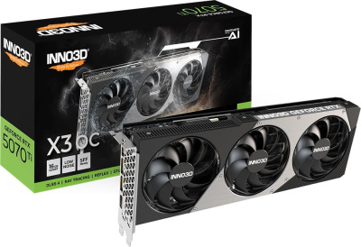 ���������� INNO3D NVIDIA GeForce RTX 5070 Ti X3 OC 16GB GDDR7 RTL N507T3-16D7X-176068N