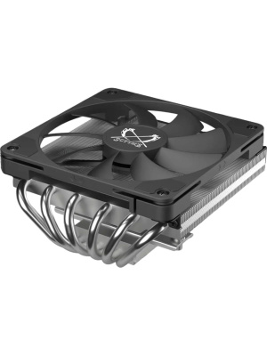 ����� ��� ���������� Scythe Big Shuriken 4 (200W, 4-pin PWM, 67mm, Al/Cu, 6x6mm, 1x120mm, 51.98CFM, 31.78dBA, 1900RPM, S: 1851/1700/1200/115X, AM5/AM4, silver, black)