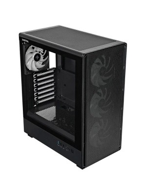 ������ XASTRA A315 4ARGB Black ATX/Mesh/ Screwless TG/ 1x120mm+1x360 FA ARGB PWM fans/ A315-1FA36A-1FA12A