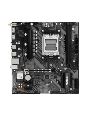 ����������� ����� ASROCK B650M-H/M.2+WIFI, AM5, B650, 2*DDR5, 4*SATA, 2*M.2, 3*USB 3.2, 2*USB 2.0, Type-C,  1*PCIx16, 2*PCIx1, 1xM.2 (Key E), HDMI+DP, mATX