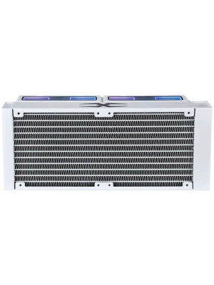������� �������� ���������� 1STPLAYER X-240E White / 2x120mm, ARGB, 7-segment display, 250W TDP / X-240E-WH