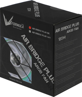 ���������� ��� ������� Formula Air Bridge Plus 3��, 120��, 4-pin, 1300��/���, 1 - 27.2 ��, ARGB, ������, Ret