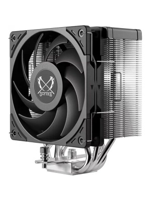 ����� ��� ���������� Scythe Kotetsu Mark 4 (150W, 4-pin PWM, 155mm, Al/Cu, 4x6mm, 1x120mm, 60.29CFM, 26.88dBA, 2000RPM, S: 1851/1700/1200/115X,AM5/AM4, silver, black)