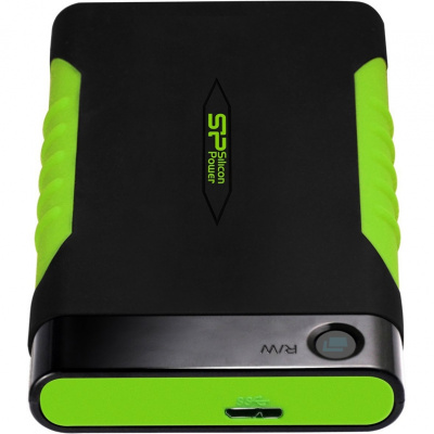 ������� ������� ���� Silicon Power Armor A15 2.5" 2Tb USB 3.0 SP020TBPHDA15S3K Black/Green