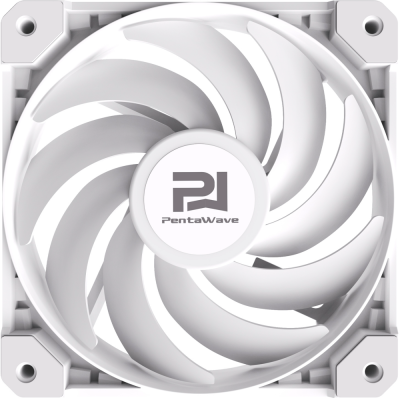 ���������� PentaWave PF-S12W PWM / 120mm 4 pin Magnetic Hydraulic 500-2000rpm 68CFM 29.2dBA/ White