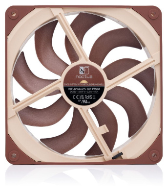 �e�������� ��� ������� Noctua NF-A14x25 G2 PWM (NF-A14x25 G2 PWM) - 140mm, 1500 ��/���, 24.8 ��, 4-pin PWM