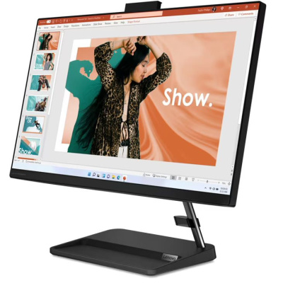 �������� Lenovo IdeaCentre AIO 3 24IAP7   23.8"(1920x1080 IPS)/Intel Core i3 1215U 1.2Ghz)/8192Mb/512SSDGb/noDVD/Int:Intel UHD Graphics/Cam/BT/WiFi/war 1y/7.03kg/black/noOS + RU kbd, mouse USB