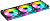 ���������� ��� ������� XASTRA FS120B ARGB reverse black (3 ��.) , FS120-3BA-SRX-GL