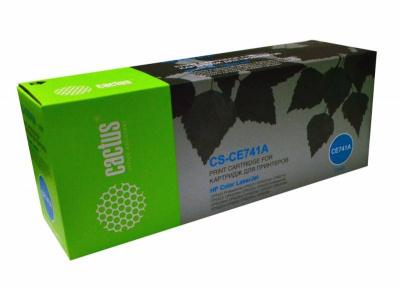 �����-�������� Cactus CS-CE741A ��� HP Color LaserJet CP5220 Professional CP5221 cyan, 7300 ���