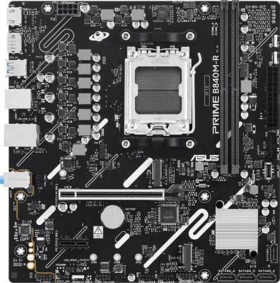 ����������� ����� Asus Prime B840M-R, Socket AM5, AMD B840, mATX, Ret