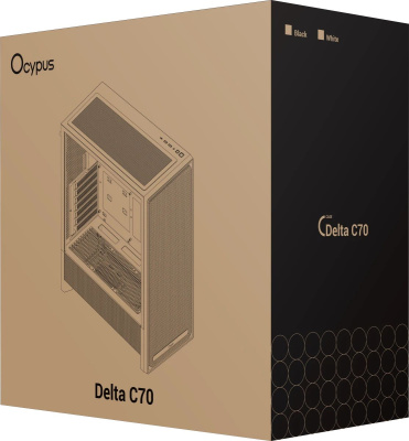 ������ �� Ocypus Delta C70 WH, ��� ��, Midi-Tower, White (Delta-C70-WHG000XX-GL)