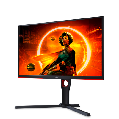 ������� AOC 25'' 16:9 1920x1080 (FullHD), 240 ��, VA, 3000 : 1, 300 ��/�2, 178�/178�, DisplayPort 1.2, HDMI 2.0 x2, AMD FreeSync