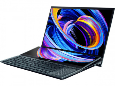  ASUS Zenbook Pro Duo 15 OLED UX582HM-H2033W, 15.6" (3840x2160) OLED 90 Touch/Intel Core i7-11800H/16 DDR4/1 SSD/NVIDIA GeForce RTX 3060 6/Windows 11 Home,  [90NB0V11-M001U0]