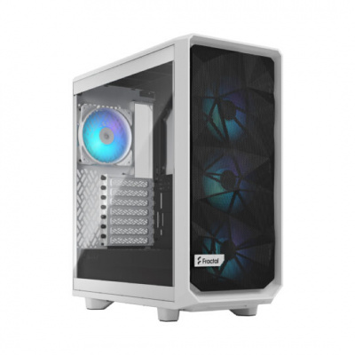 ������ Fractal Design Meshify 2 Compact RGB White TG Clear Tint / FD-C-MES2C-08
