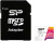 ����� ������ 256Gb MicroSD Silicon Power Elite + SD ������� (SP256GBSTXBV1V20SP)
