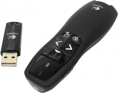 ��������� Logitech Wireless Presenter R400 Black USB (910-001356)