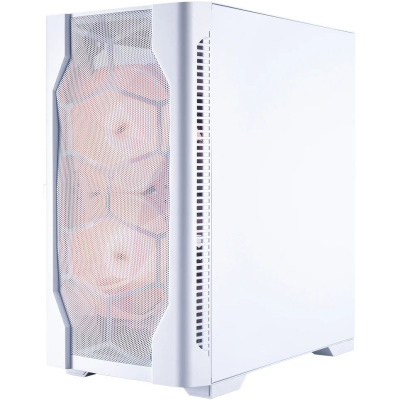 ������ 1STPLAYER DK D4-M ARGB White / mATX / 2x140mm & 1x120mm ARGB fans / D4-M-WH-2F7-14-W-1F7-W