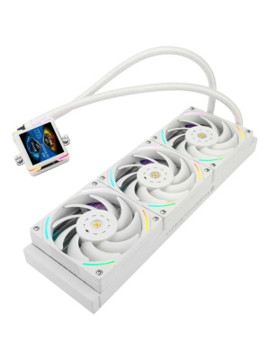 ��� Thermalright Elite Vision 360 (360mm, LED, White, ARGB/ Fans: 3x120mm, 69CFM, 27dBA, 2150RPM/ Pump height 63mm, Rad thickness 27mm/ S: 1700, 1200, 1851, 115X, 2011, 2066, AM5, AM4)
