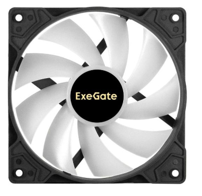 Exegate EX295967RUS ���������� 12� DC � ���������� ExeGate EX12025H3P4PMY-PWM.ARGB (120x120x25 ��, Hydraulic bearing (�����������������), 5V ARGB 3pin, 4pin PWM, 1200RPM, ARGB ���������, 26dBA)