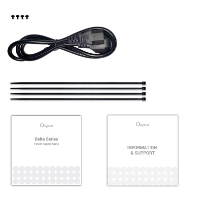 ���� ������� PSU Ocypus Delta P650 650W / APFC / JP capasitors / 80+ Bronze Delta-P650-B1FDBK024X-EU