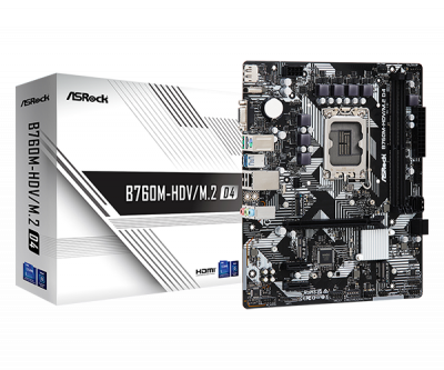 ����������� ����� ASROCK B760M-HDV/M.2 D4,( 90-MXBL40-A0UAYZ)