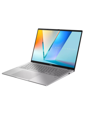 ������� ASUS Vivobook S16 M3607HA-SH175, 16" (1920x1200) IPS 144 ��/AMD Ryzen 5 220/16 �� DDR5/512 �� SSD/AMD Radeon Graphics/��� �������, ����������� (90NB16F2-M00A60)