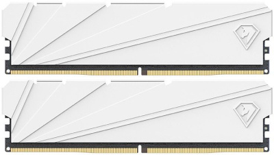 ����������� ������ DDR 4 DIMM 16Gb (8Gbx2)  PC25600, 3200Mhz, Netac Shadow S NTSSD4P32DP-16W   C16 White, � ����������