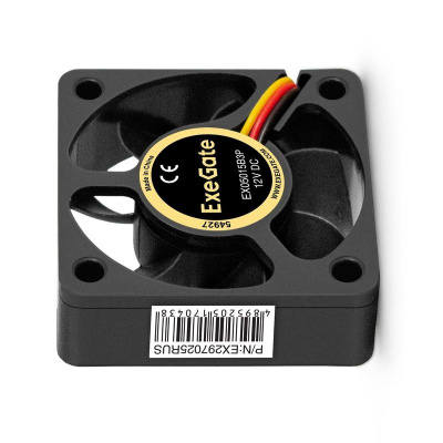 Exegate EX297025RUS ���������� 12� DC ExeGate EX05015B3P (50x50x15 ��, 2-Ball (������� ���������������), 3pin, 6000RPM, 33dBA)