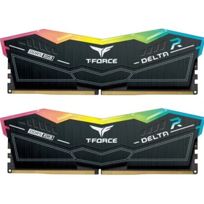  ����������� ������ TEAM GROUP DDR5 TEAMGROUP T-Force Delta RGB 32GB (2x16GB) 6600MHz CL34 (34-40-40-84) 1.4V Black (FF3D532G6600HC34DC0)
