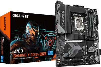 ����������� ����� Gigabyte B760 GAMING X D4 GEN5, LGA 1700, Intel B760, ATX, Ret