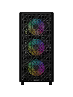 ������ Formula V Line MANA Dynamic Black AR, ATX, TYPE-C*1, USB3.0*2, FRONT 3x120mm ARGB, REAR 1x120mm ARGB