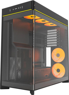������ Montech HS02 PRO ������ ��� �� ATX 4x140mm 2xUSB3.0 audio bott PSU