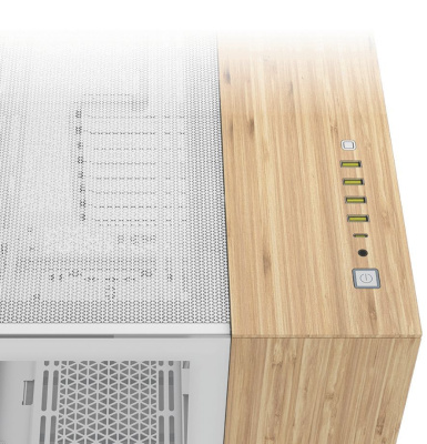 ������ �� Corsair 6500X White/Bamboo Wood (CC-9011284-WW) Mini-ITX, Micro-ATX, ATX, E-ATX Midi-Tower, ��� ��, � �����