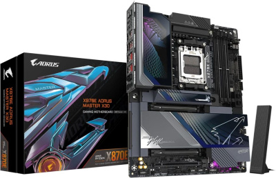 ����������� ����� Gigabyte X870E A MASTER X, Socket AM5, AMD X870E, ATX, Ret