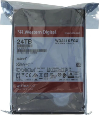 ������� ���� WD Red Pro WD241KFGX, 24��, HDD, SATA III, 3.5"
