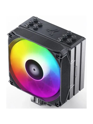 ����� ��� ���������� JONSBO PISA A5 ARGB (265W, 4-pin PWM, 153mm, Al/Cu, 5x6mm, ARGB, 1x120mm, 81.27CFM, 36.8dBA, 1850RPM, S: 1851/1700/1200/115X, AM4/AM5 Grey)