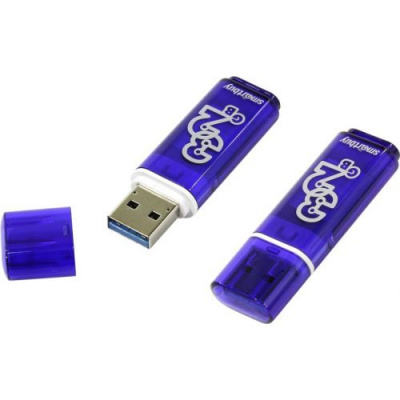 	������� ���������� 32Gb USB Drive <USB3.0> Smartbuy Glossy series Dark Blue (SB32GBGS-DB)