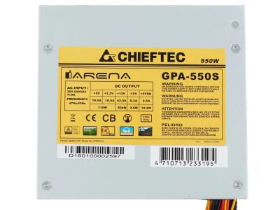Chieftec 550W (GPA-550S) i-Arena