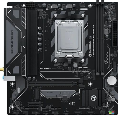 ����������� ����� Maxsun Challenger B850M-K WIFI, Socket AM5, mATX, Ret