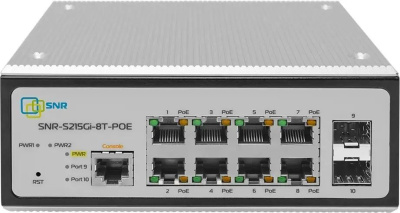 ���������� SNR SNR-S215Gi-8T-POE 8x1����/� �����������