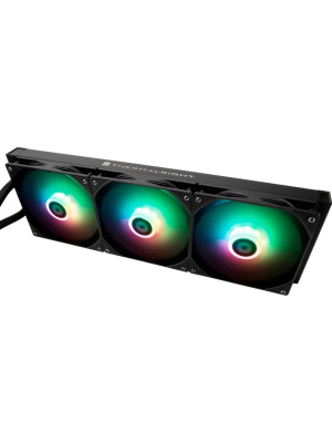 ��� Thermalright Frozen Warframe 420 ARGB (420mm, LED, Black, ARGB/ Fans: 3x140mm, 88.7CFM, 29.8dBA, 1750RPM/ Pump height 60mm, 23dBA, 3000RPM, Rad thickness 27mm/ S: 1851, 1700, 1200, 115X, 2011, 2066, AM5, AM4)