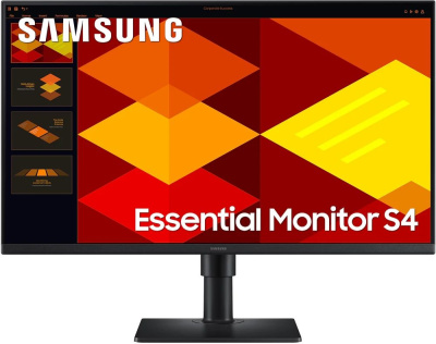 ������� Samsung Essential S4 27" IPS LED FHD, 5ms, 100Hz, ������, S27D400GAUXEN