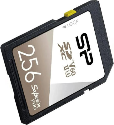���� ����� SDXC 256GB Silicon Power SP256GBSDXJV6V10 Superior w/o adapter