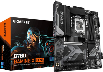 ����������� ����� Gigabyte B760 GAMING X GEN5, LGA 1700, Intel B760, ATX, Ret