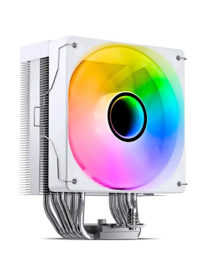 ����� JONSBO CR-1000 V3 PRO ARGB (230W, 4-pin PWM, 157mm, Al/Cu, 6x6mm, ARGB, 1x120mm, 70.8CFM, 33.2dBA, 1800RPM, S: 1851/1700/1200/115X, AM4/AM5 White)